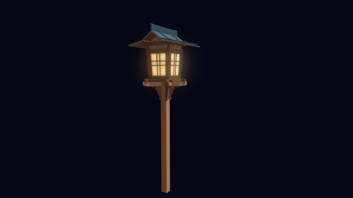 Shrine Lantern 3D Model