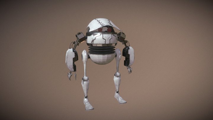 Sci-Fi Robot 3D Model