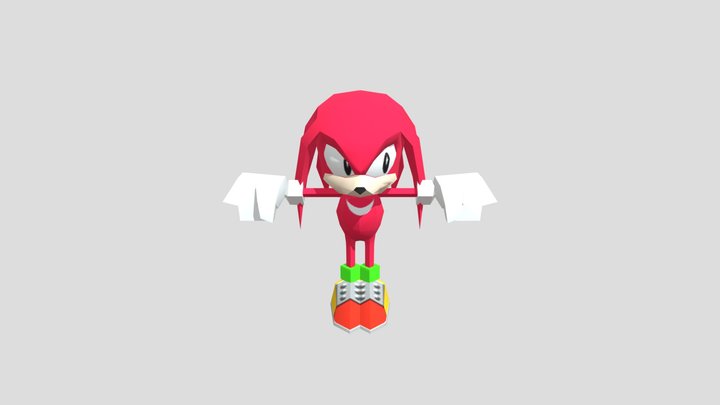 Custom Edited - Sonic the Hedgehog Customs - Knu 3D Model