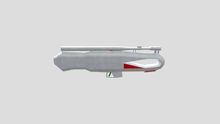 Energy Gun Project Weapon 3D Model