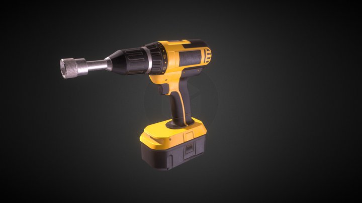 Drill gun 3D Model