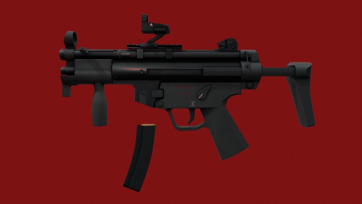 MP5 3D Model
