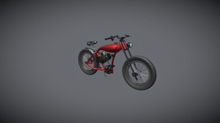 Motorized bike 3D Model