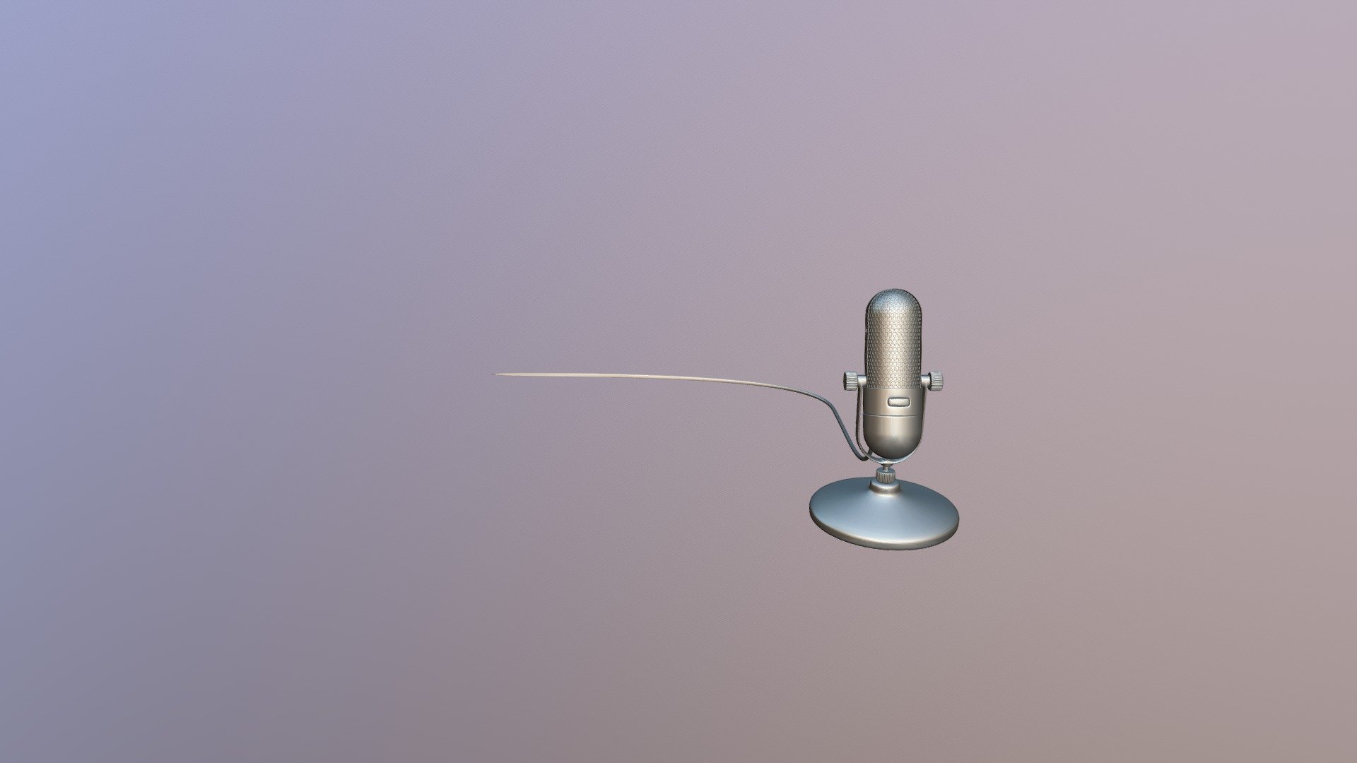 Vintage microphone