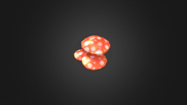 Mushroom lowpoly – Free 3D Model STL