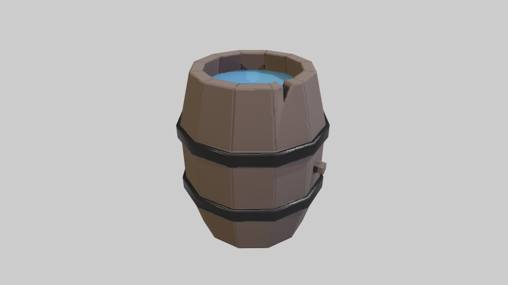 Barrel of water - Blacksmith's workshop assets