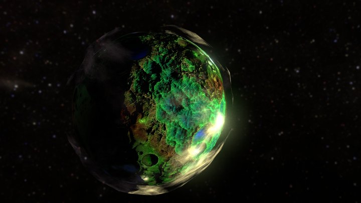 Alien Planet 3D Model