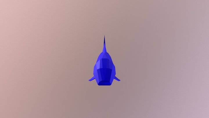 Lowpoly Shark 3D Model