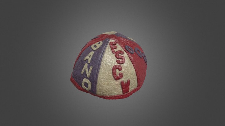 FSCW Colorful Knitted Beanie 3D Model