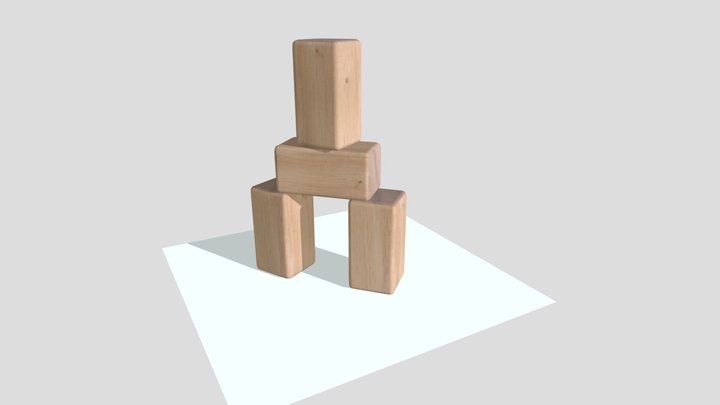 Unit Block Construction 3D Model