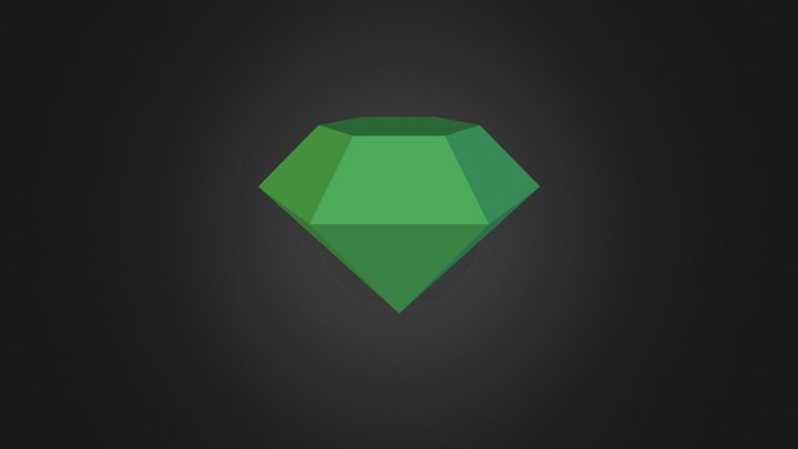 Chaos Emerald 3D Model