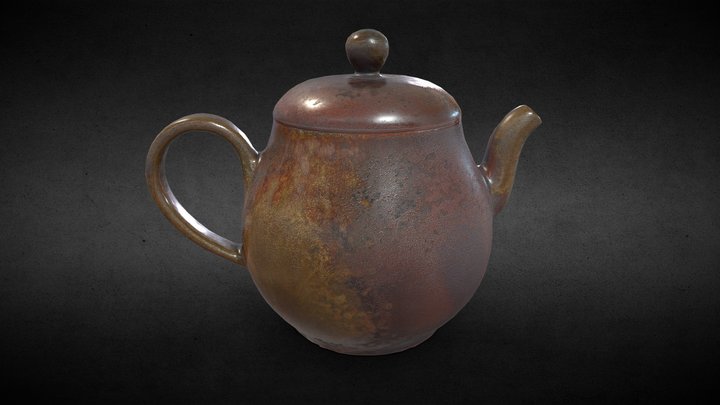 A Chinese Tongguan kiln teapot-1 3D Model