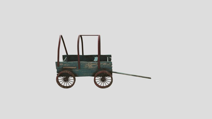 Abandoned Wagon 3D Model