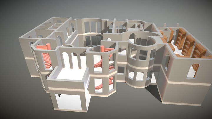Chateau De Villesavin 3D Model