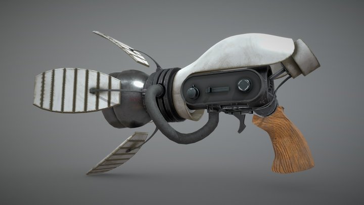 Music gun 3D Model