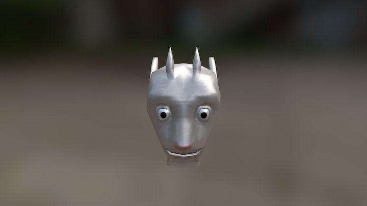 Bust Alien 3D Model