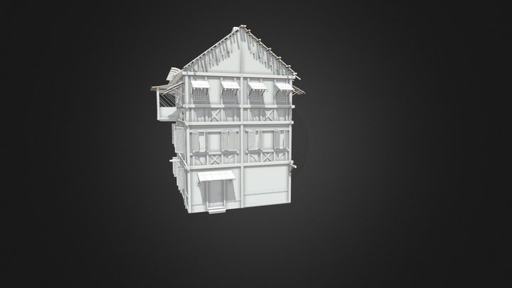 Blocking house 3D Model