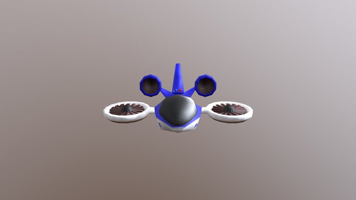Helicoptero Policial 3D Model