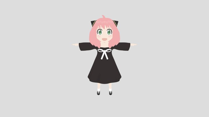 安妮亞·佛傑 3D Model