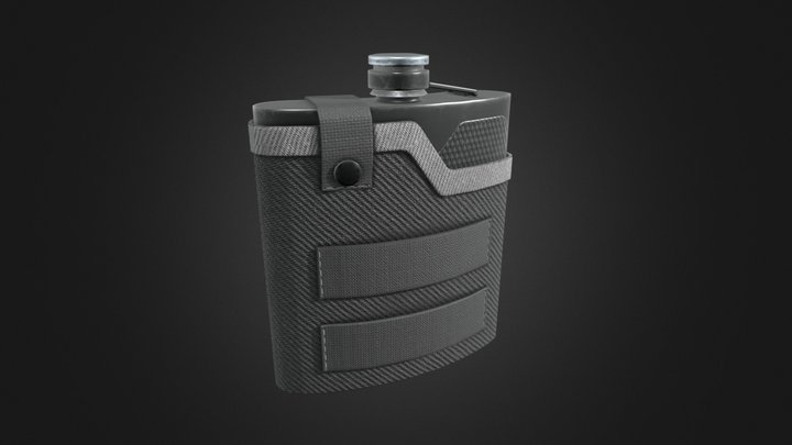 TGX Tactical Flask 3D Model