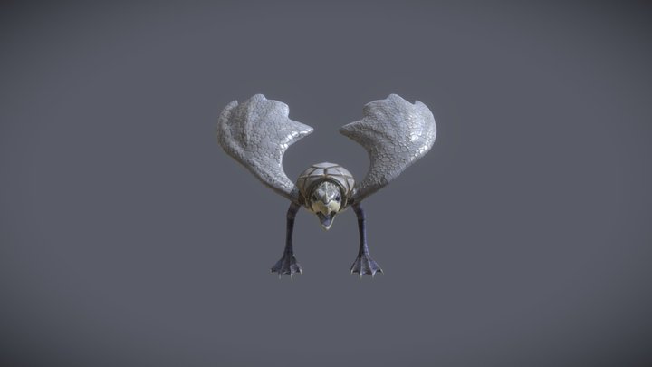 Rustback Sky Turtle 3D Model