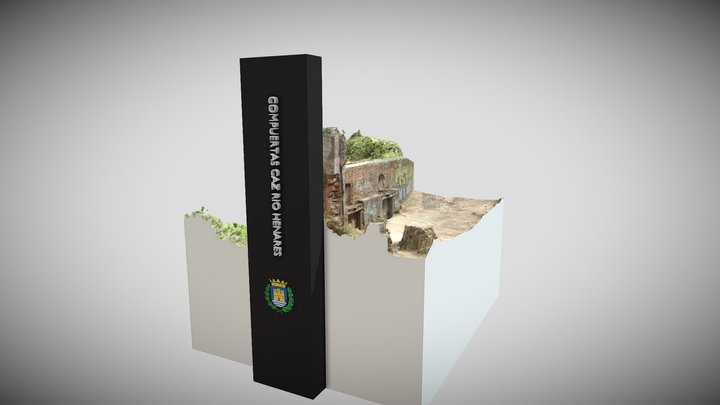 Compuertas caz Río Henares 3D Model