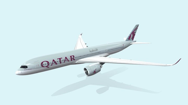 Airbus A350 3D Model