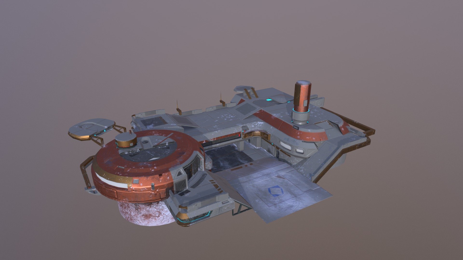 Winter Outpost- Polycount challenge