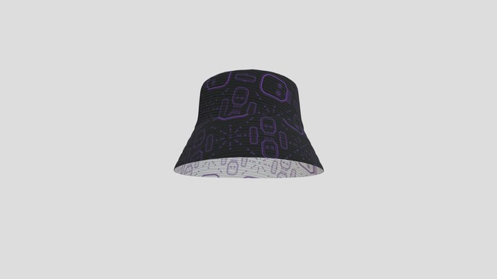 Bucket Hat-SK8-02 3D Model