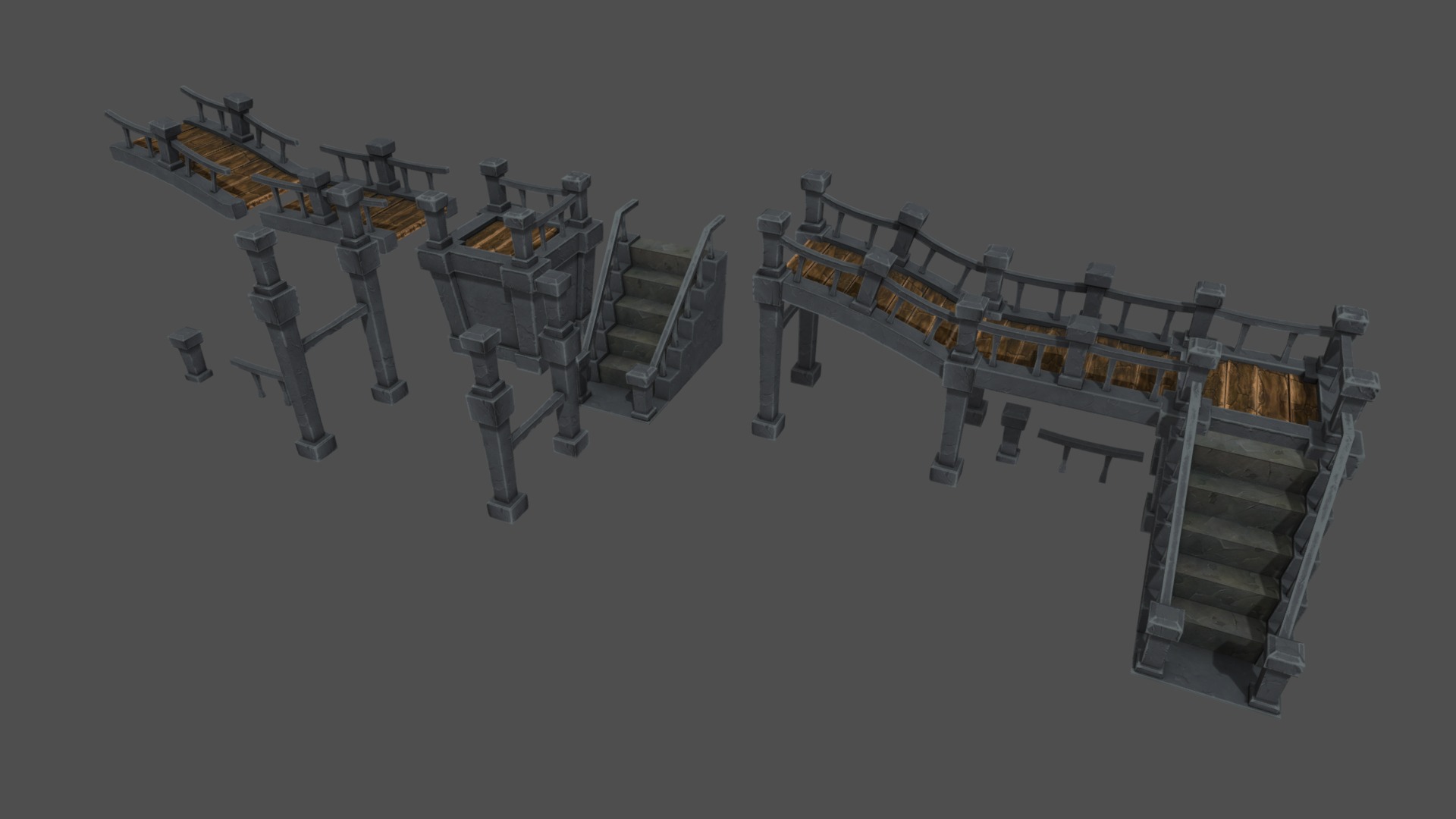 3D model Bridge 01 - This is a 3D model of the Bridge 01. The 3D model is about a close-up of a machine.