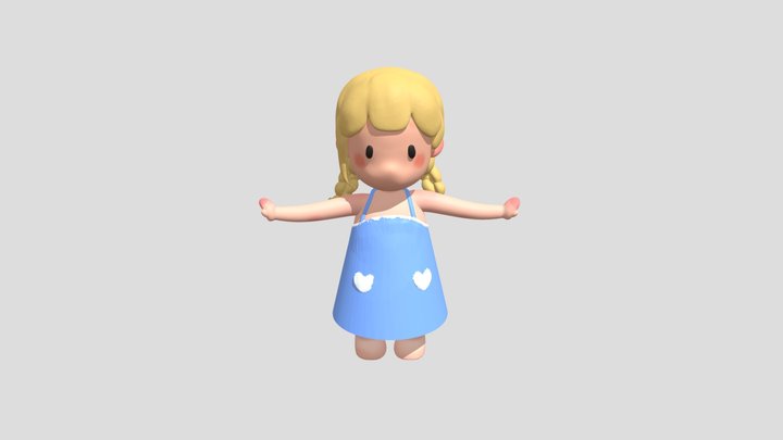 Girl 3D Model