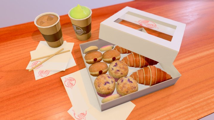 Bakery Takeaway: matchaberi's 3D Model
