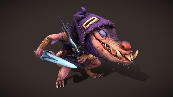 Assassin Mole-Rat 3D Model