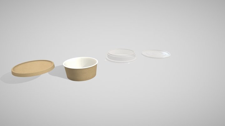 Round Bowl 750 3D Model