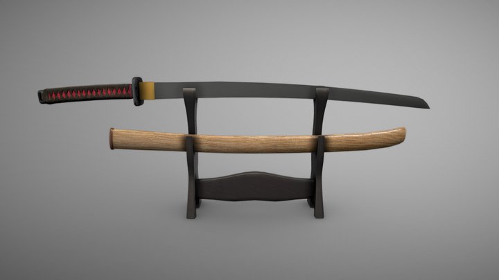 Katana Set – Free 3D Model STL