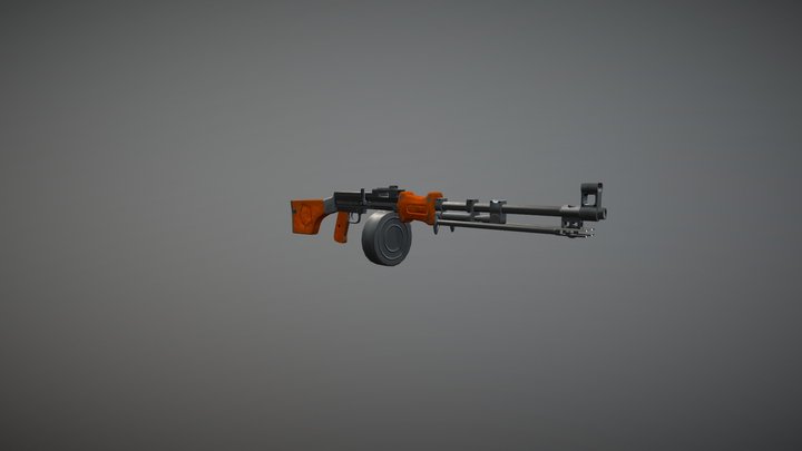 RPD Model Base 3D Model