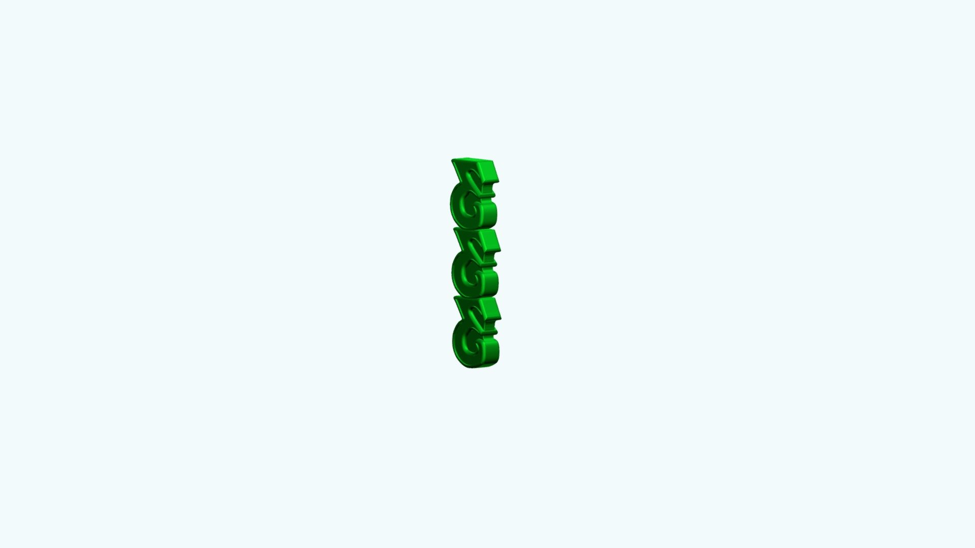 Green — Sketchfab embed 3D viewer