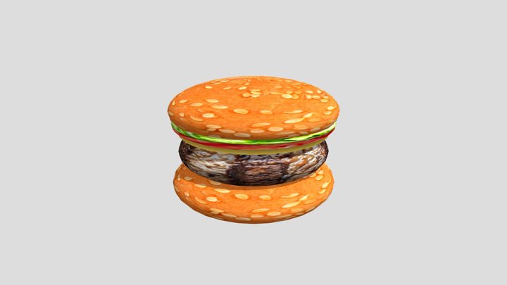 Burger 3D Model 3D Model