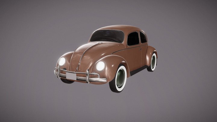 Volkswagen Beetle 3D Model