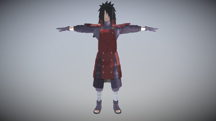 FREE FIRE MADARA UCHIHA BUNDALE WITH BOUNS 3D Model