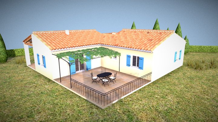 Villa la Roque 3D Model