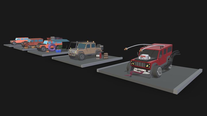 [HW XYZ School] Blooking secondary forms 3D Model