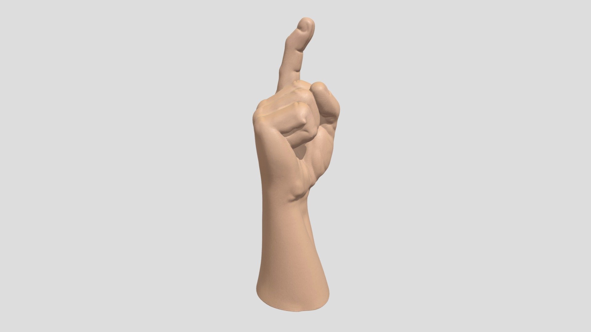 pointer finger hand - 3D model by sakanfar (@achraf.ghazouani5 ...
