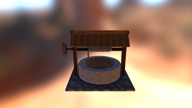 Medieval Well 3D Model