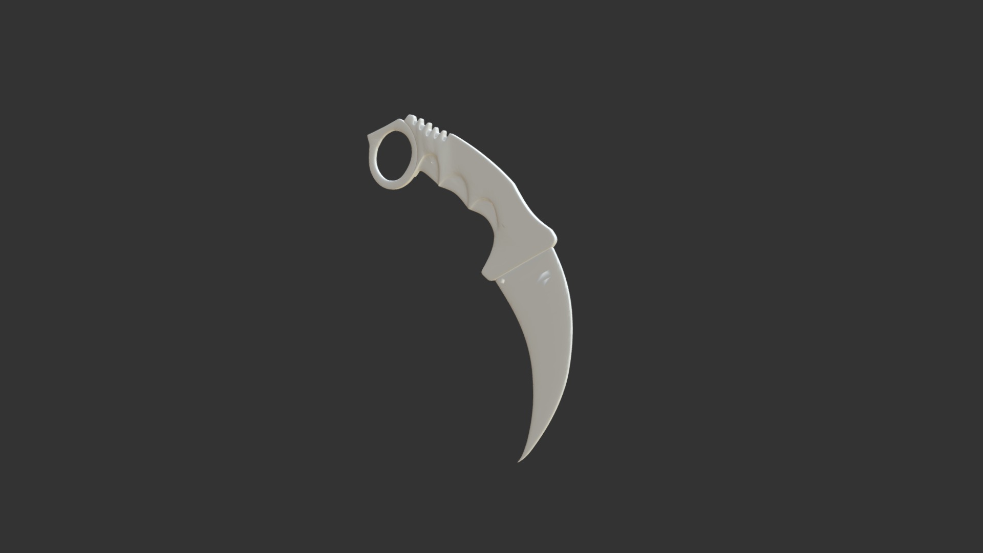 Karambit fade - 3D model by Ivan_Valbuena [cfac5e5] - Sketchfab