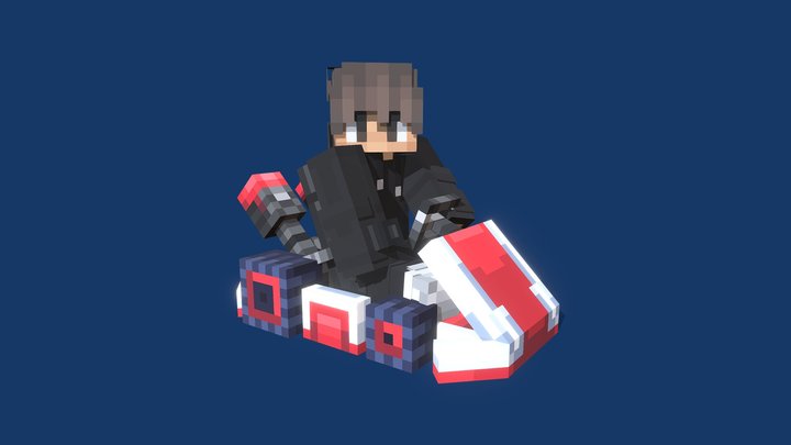 Drift Kart 3D Model