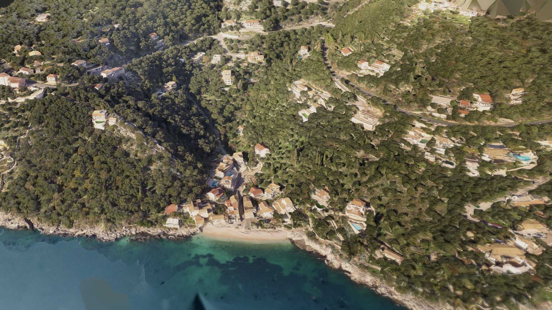 Silent Bay, Kaminaki Beach -Corfu, Greece - Download Free 3D model by ...