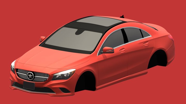 2014 Mercedes-Benz CLA-Class 3D Model
