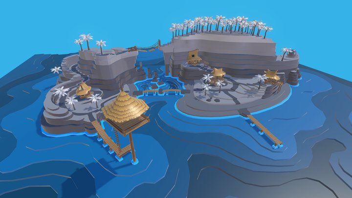 Zelda Outset Island 3D Model
