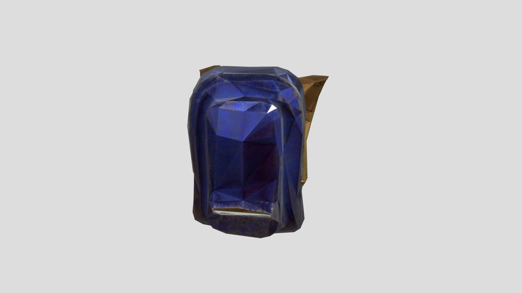Back Pack Low Poly